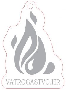 Privjesak za ključeve s logotipom portala "vatrogastvo.hr"